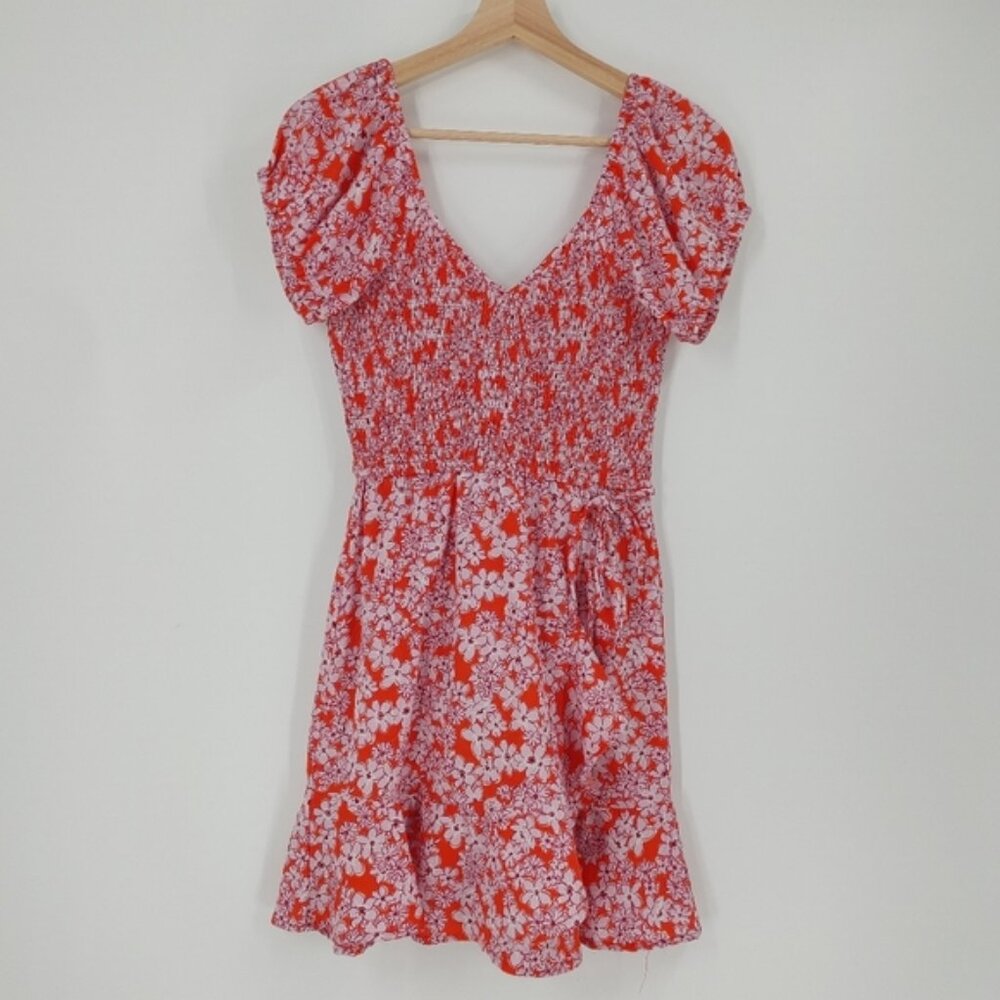 Band of the Free Floral Print Mini Dress